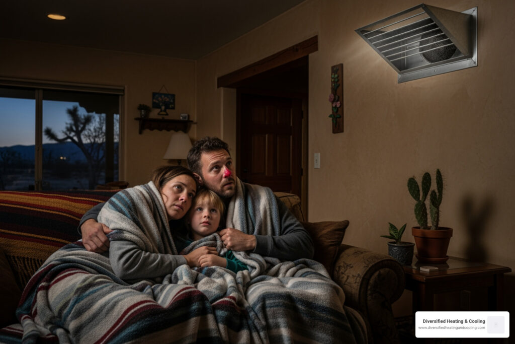 heating blowing cold air in yucca valley ca