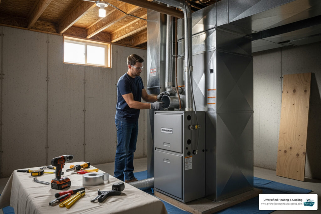 residential heating installation in landers ca